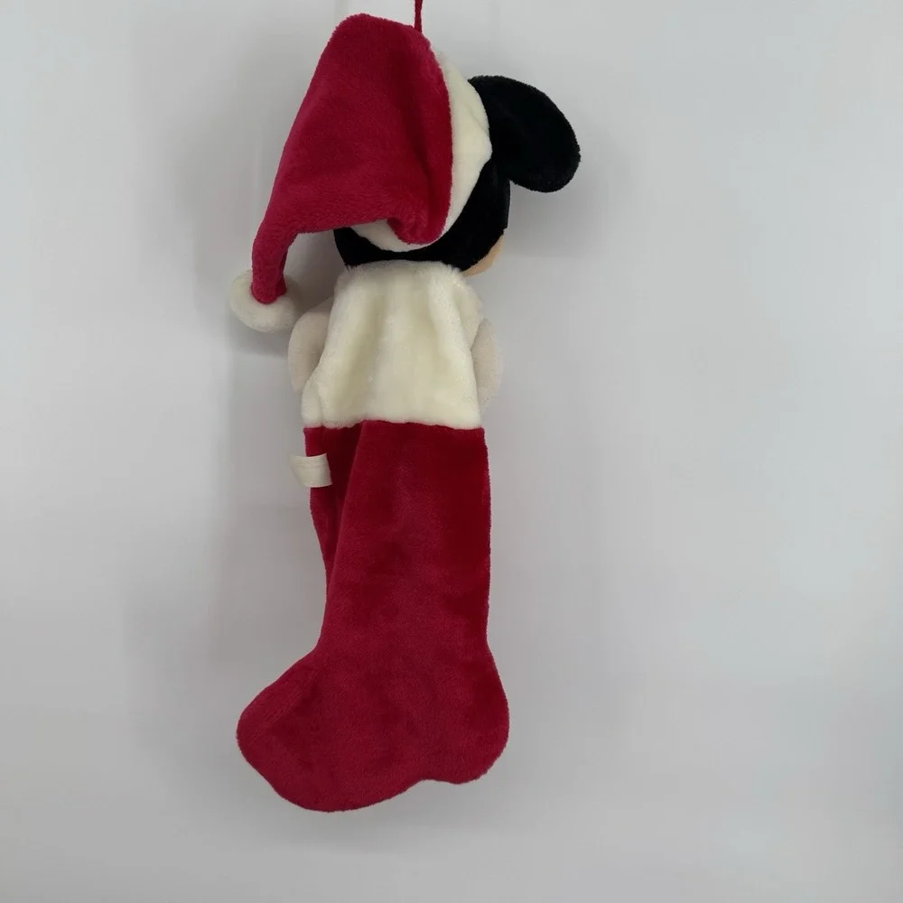 Vtg NWOT Mickey Mouse Plush 3D Christmas Stocking Disneyland Walt Disney World - Picture 4 of 5
